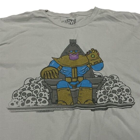 Vintage Oversized Marvel Thanos Graphic Print Tee - Picture 2 of 2